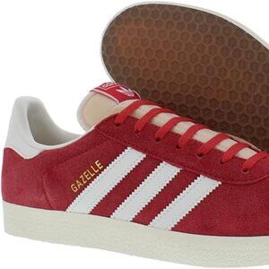 adidas Original Gazelle Shoes Men IG1062 (Glory RedOff White) US Size 11